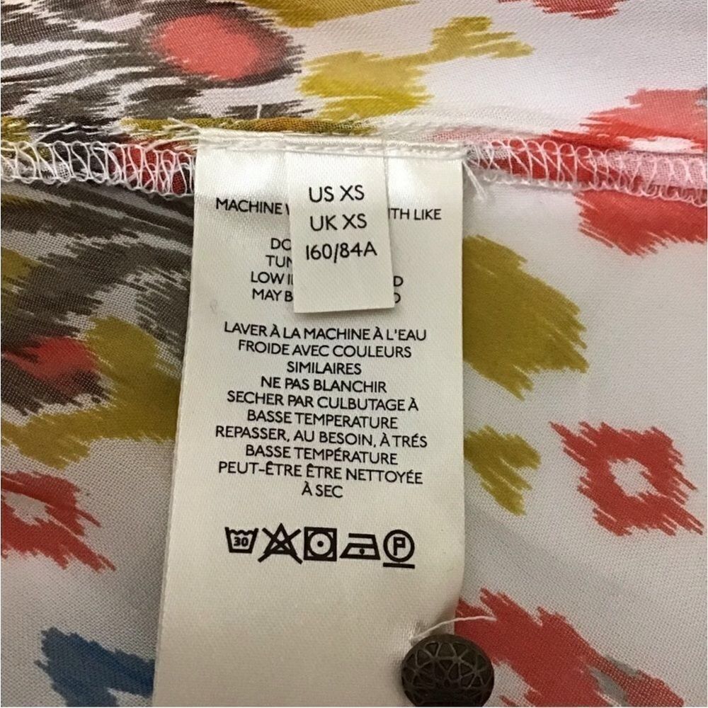 Anthropologie Maureen Babydoll Long Sleeve Tunic Top New With Tag Size XS - Picture 8 of 9
